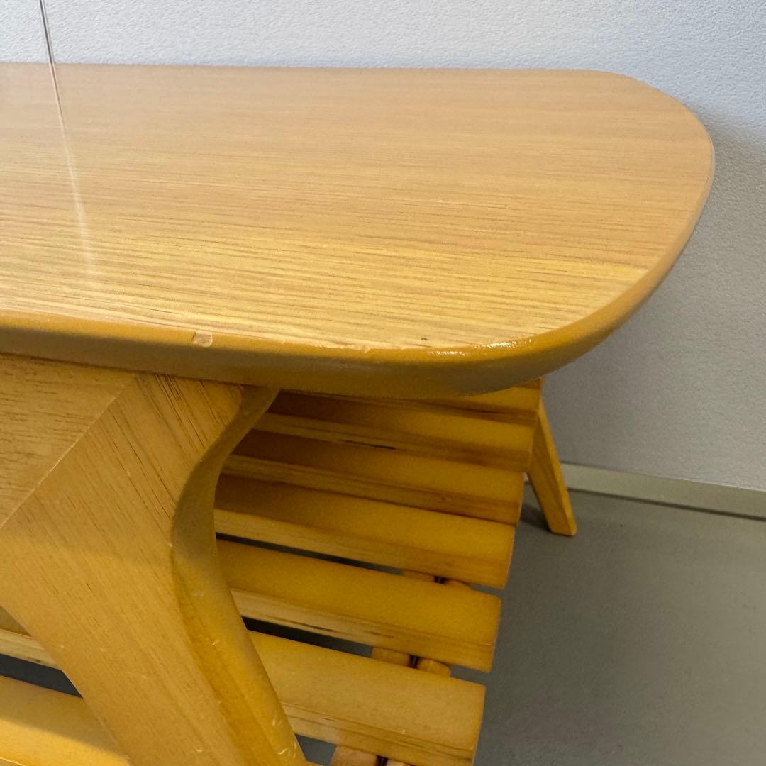 【美品/都内無料配送】ローテーブル センターテーブル　ナチュラルウッド 木製