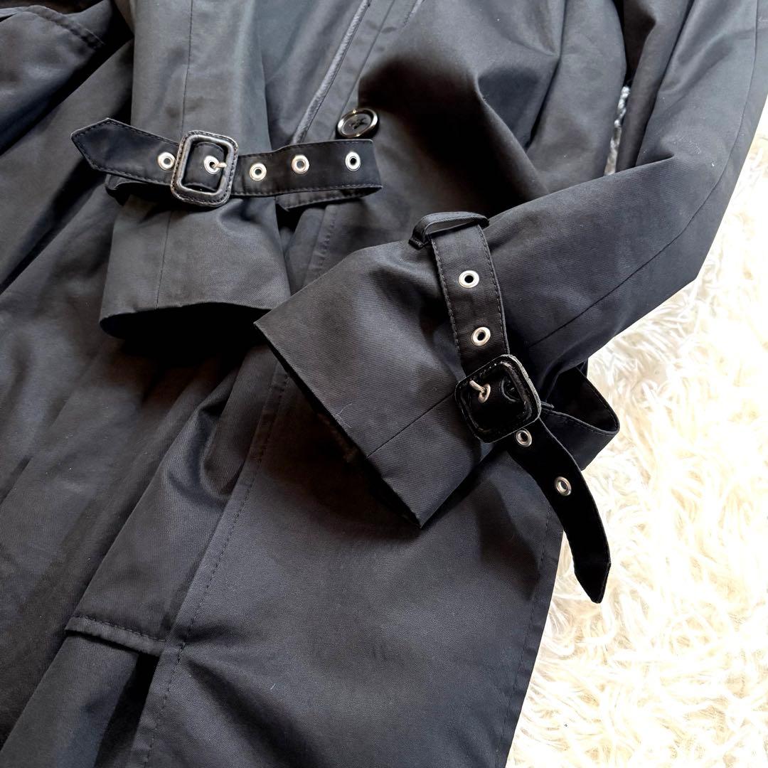 美品 マッキントッシュ 38 メンズ 英国製 トレンチコート 黒