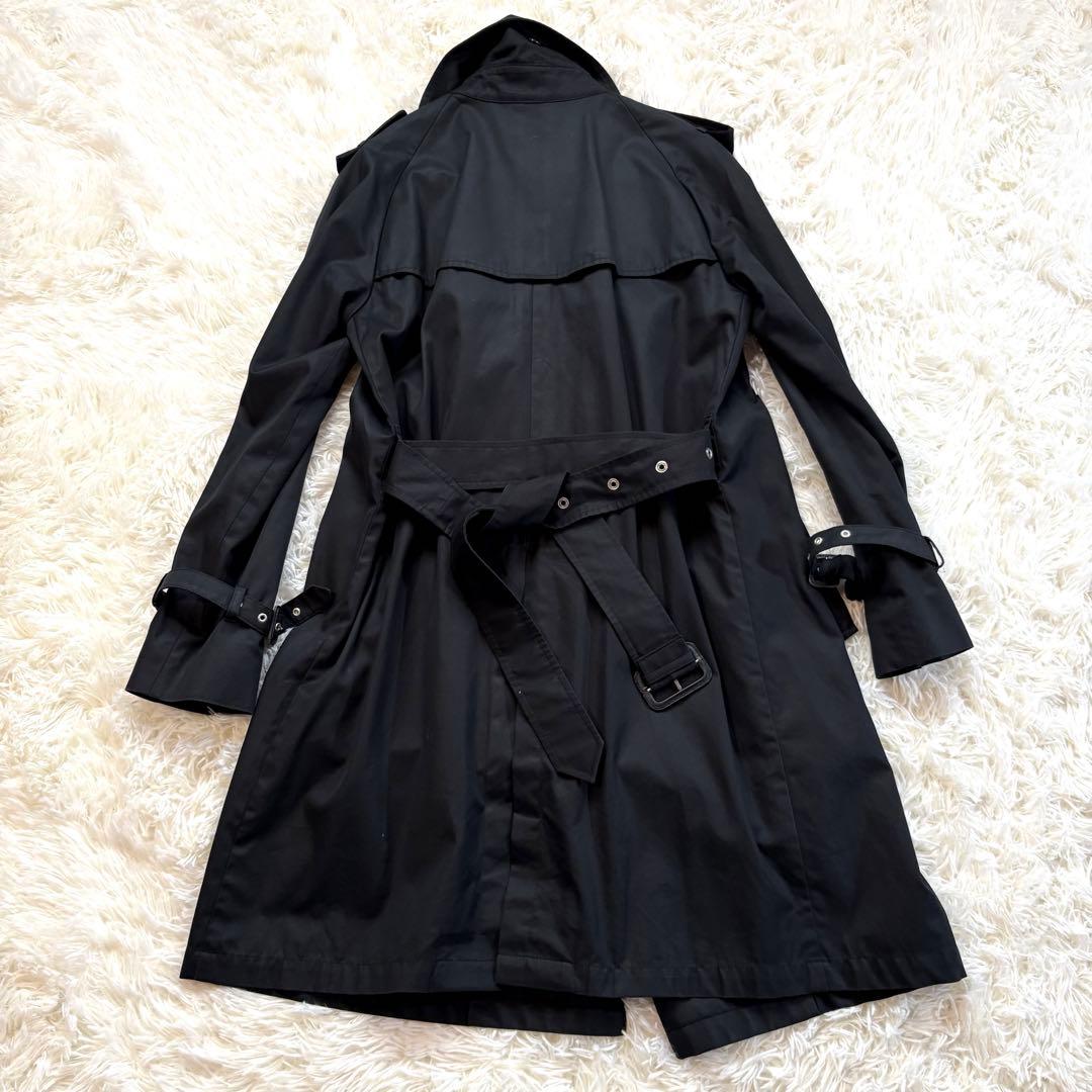美品 マッキントッシュ 38 メンズ 英国製 トレンチコート 黒