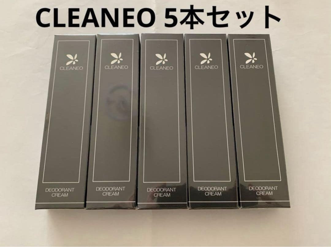 【新品未開封】CLEANEO クリアネオ　デオドラントクリーム30g×5本セット