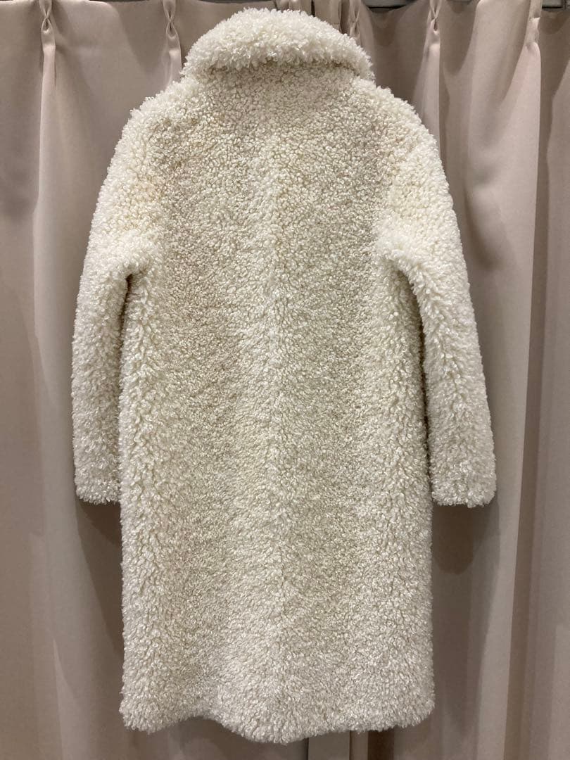 ZARA ボアコート プードルコート アウター オフホワイト M