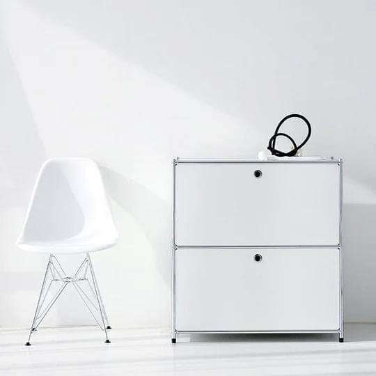 MARKET B(マーケットビー)シンプルモジュールキャビネット２段 ホワイト