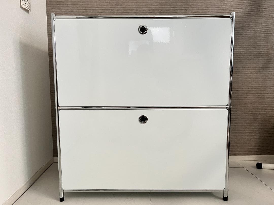 MARKET B(マーケットビー)シンプルモジュールキャビネット２段 ホワイト