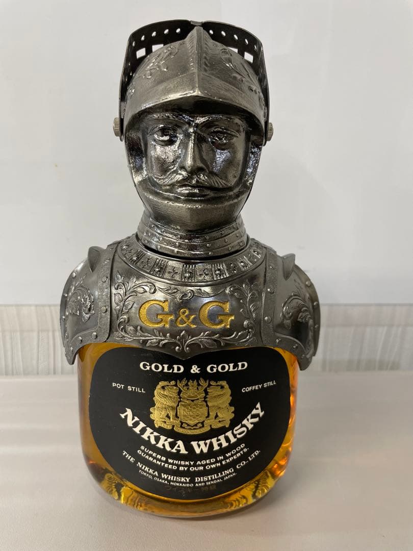未開栓　ニッカウイスキー特級　騎士ボトル　西洋カブトG＆Ｇ