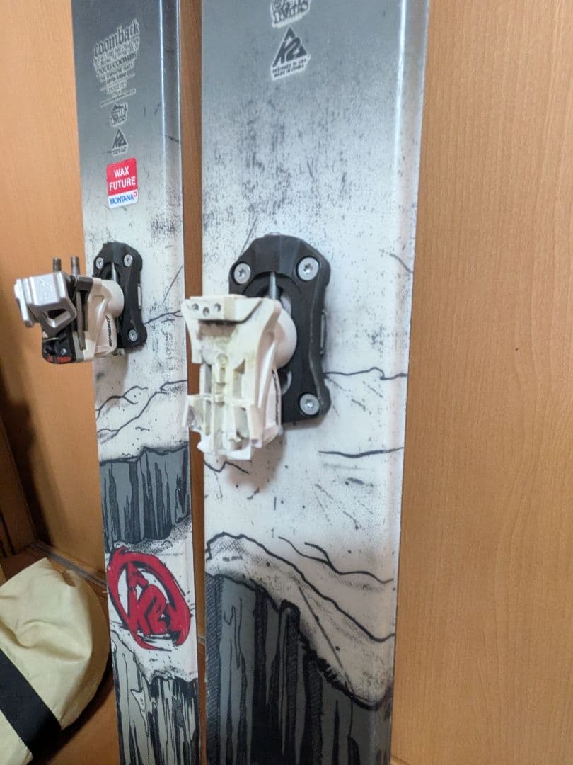 ジャンク品　k2スキー板Coomback（クンバック）