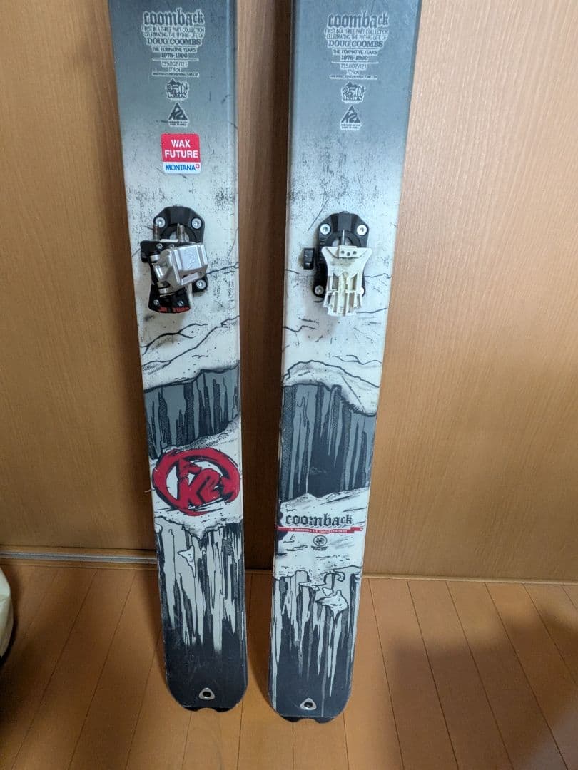 ジャンク品　k2スキー板Coomback（クンバック）