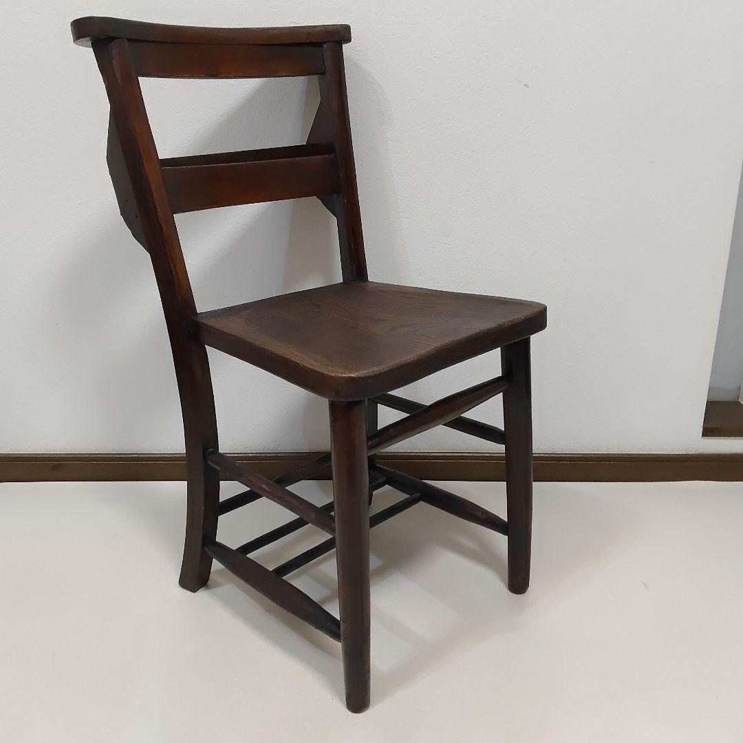 イギリス チャーチチェア チャペルチェア ダイニングチェア アンティーク