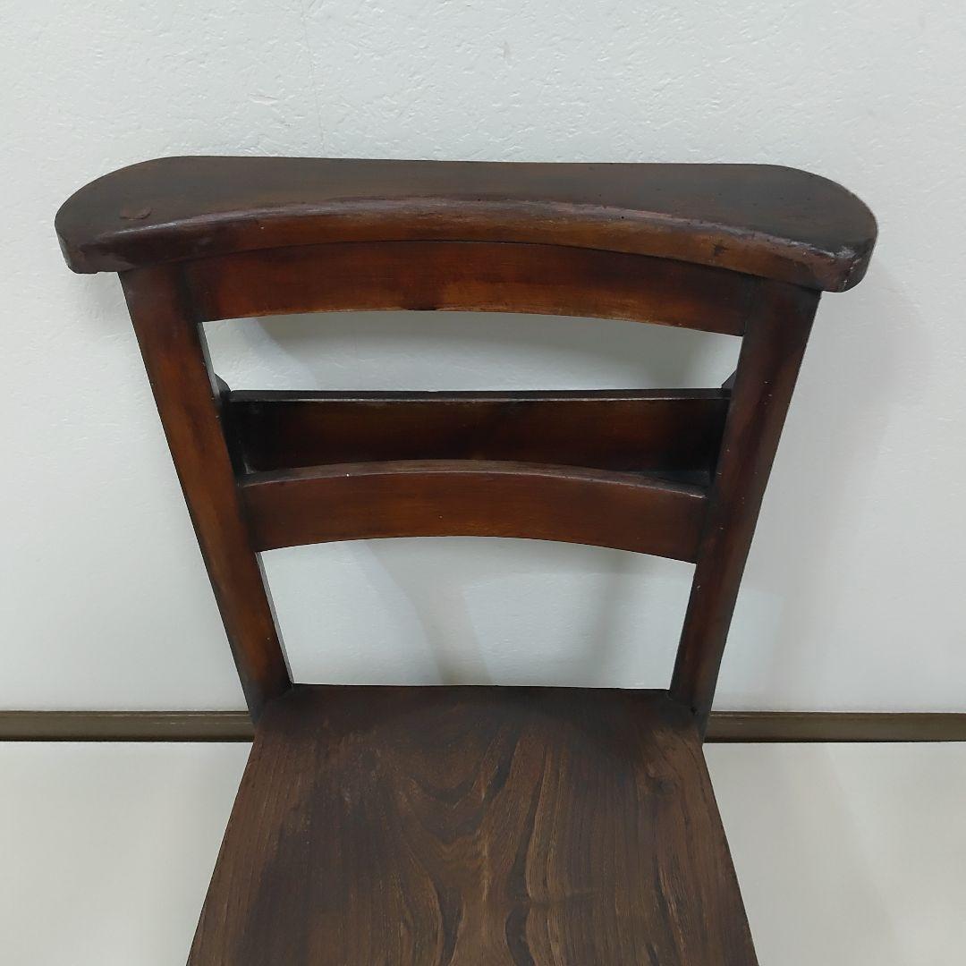 イギリス チャーチチェア チャペルチェア ダイニングチェア アンティーク