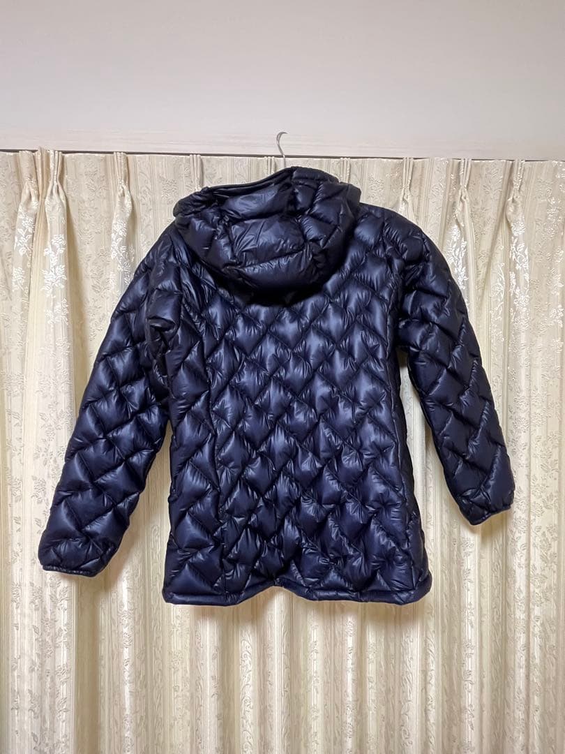 montbellネイビー ダウンジャケット フード付き