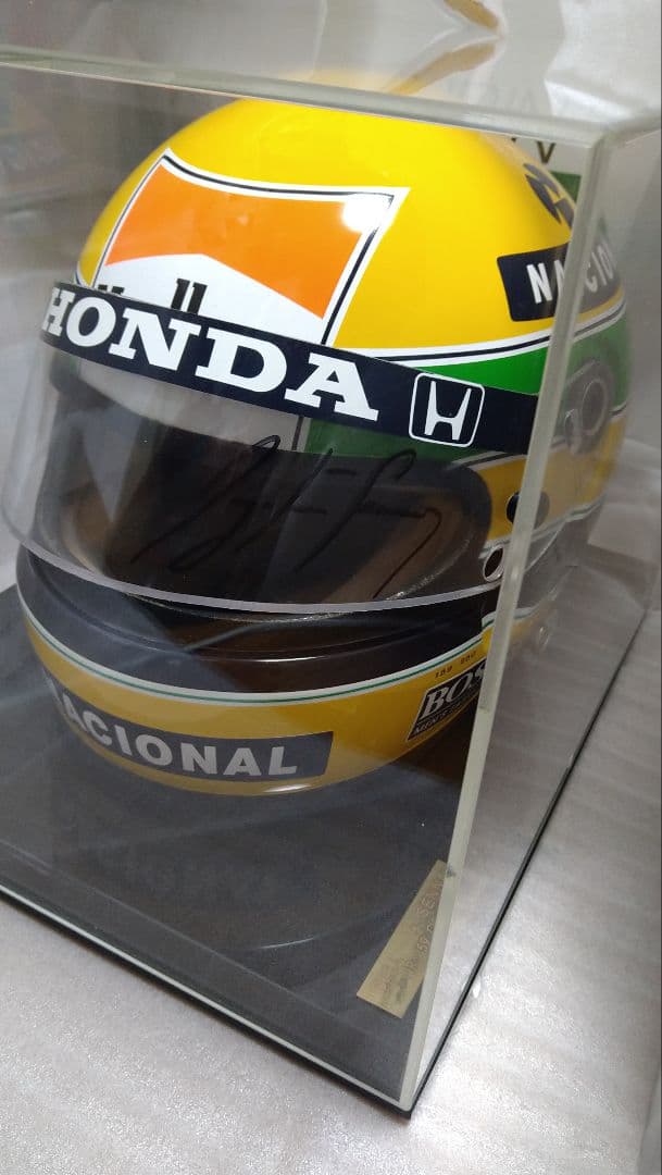 【レア】限定250個 BELL アイルトン・セナ 直筆サイン ヘルメット