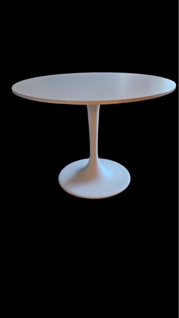 IKEA ドクスタ　丸テーブル　103センチ　ホワイト