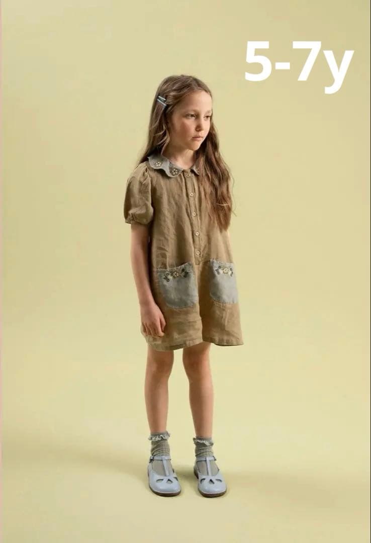 Apolinaアポリナ MILA ROMPER - BRACKEN　5-7Y