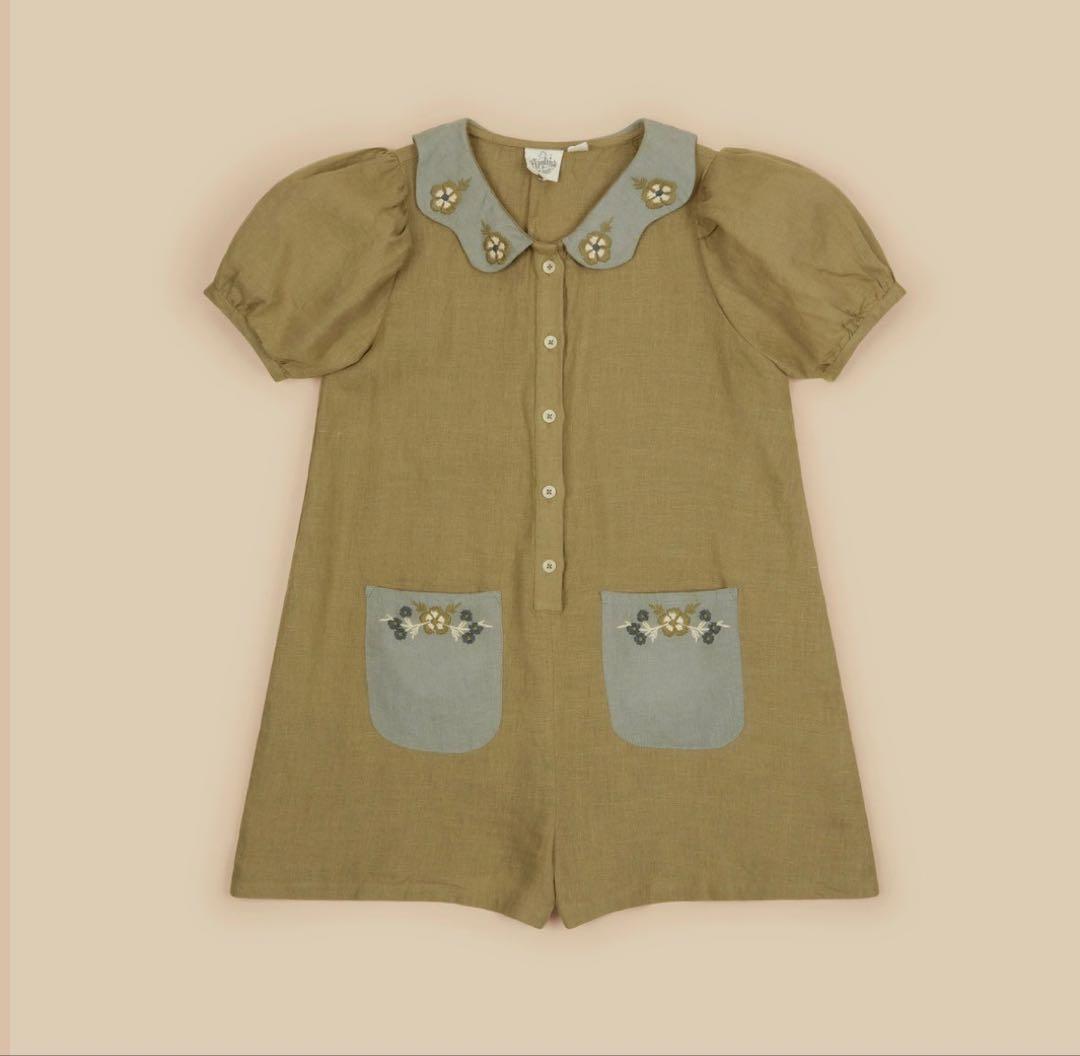 Apolinaアポリナ MILA ROMPER - BRACKEN　5-7Y