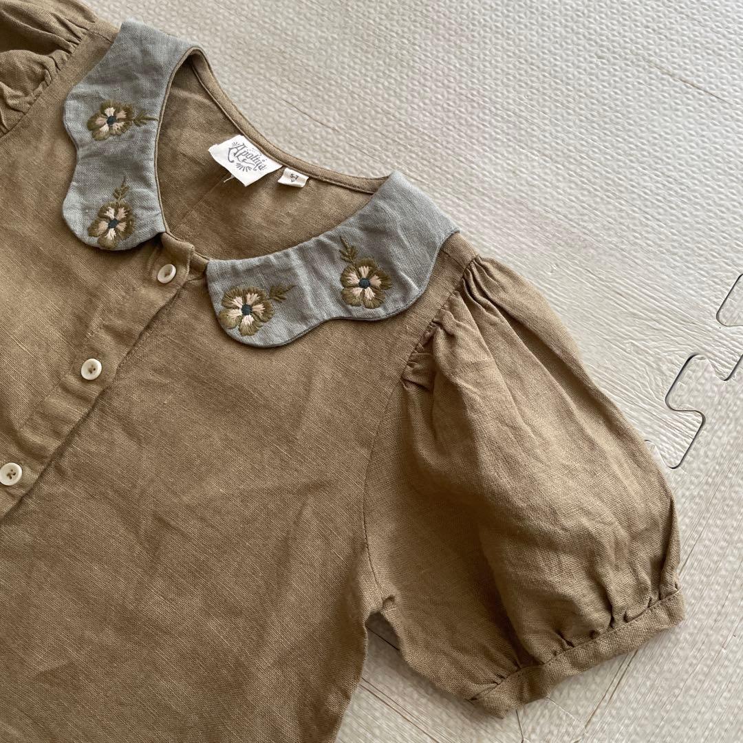 Apolinaアポリナ MILA ROMPER - BRACKEN　5-7Y