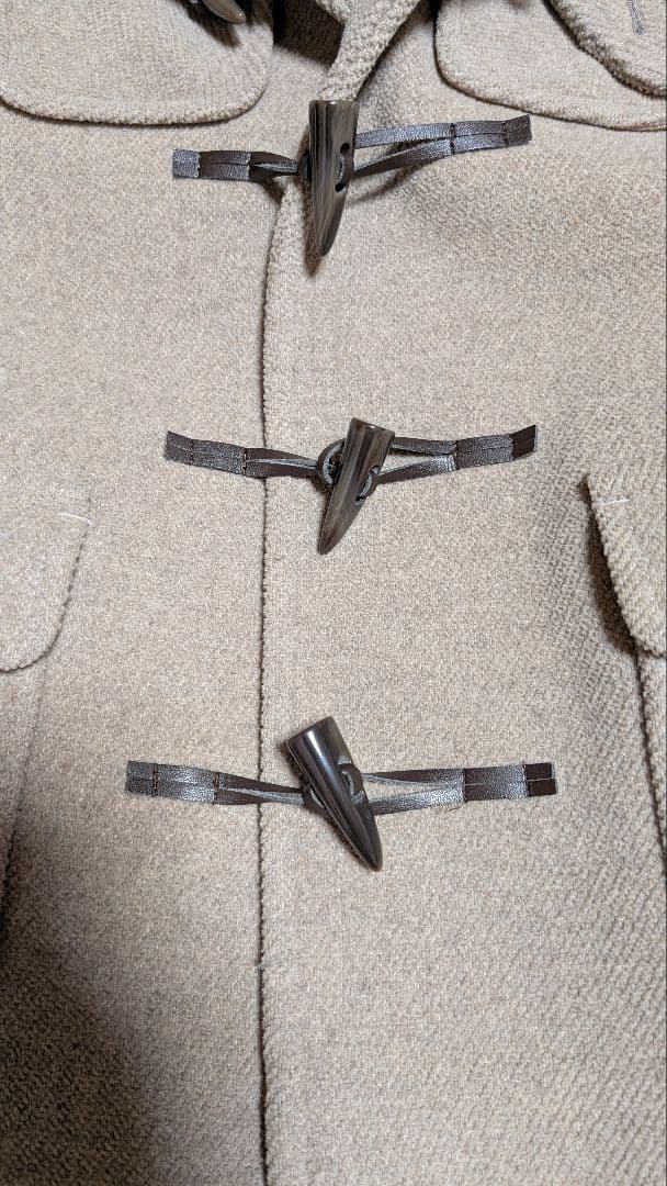 【新品 ウール】ビューティーアンドユース ダッフルコート ショート ベージュ