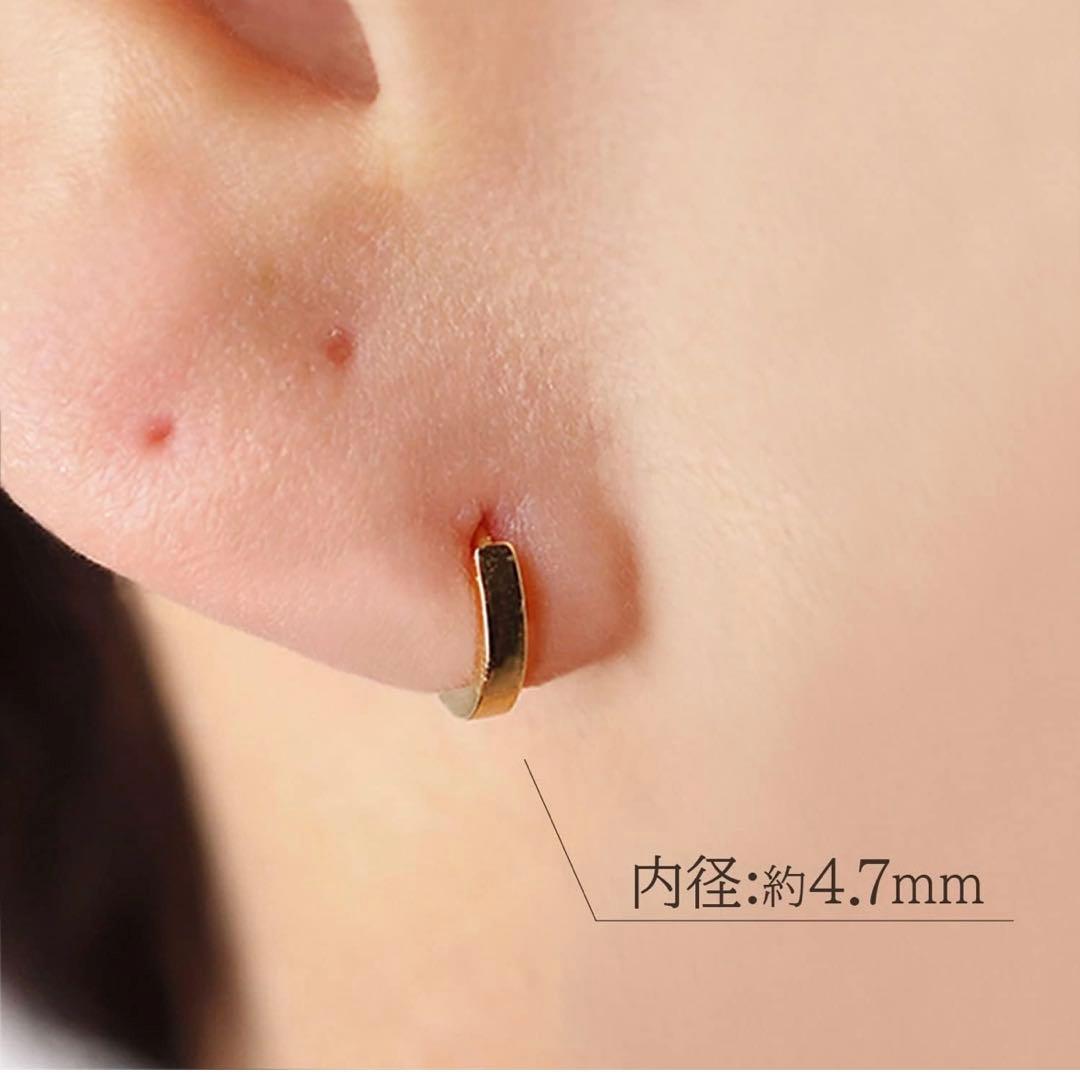 【18金 フープピアス】