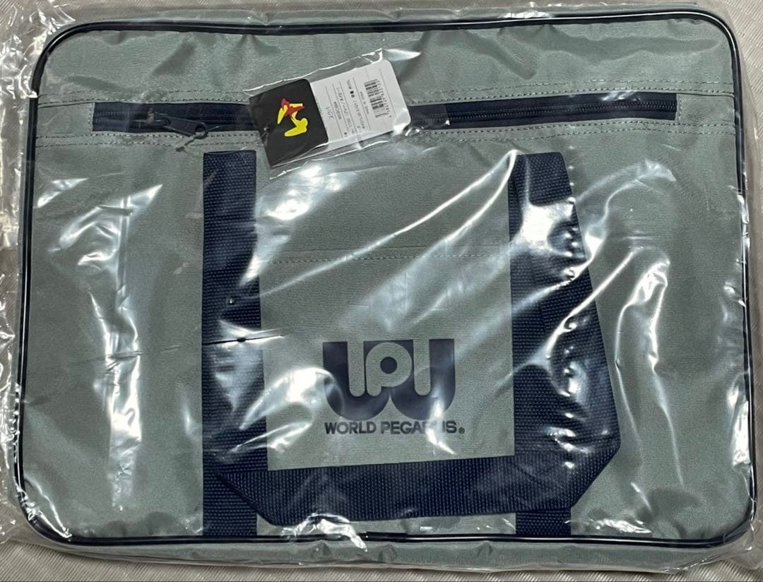 旧型　ワールドペガサス　グレー　新品未使用　ワッペ　スクバ