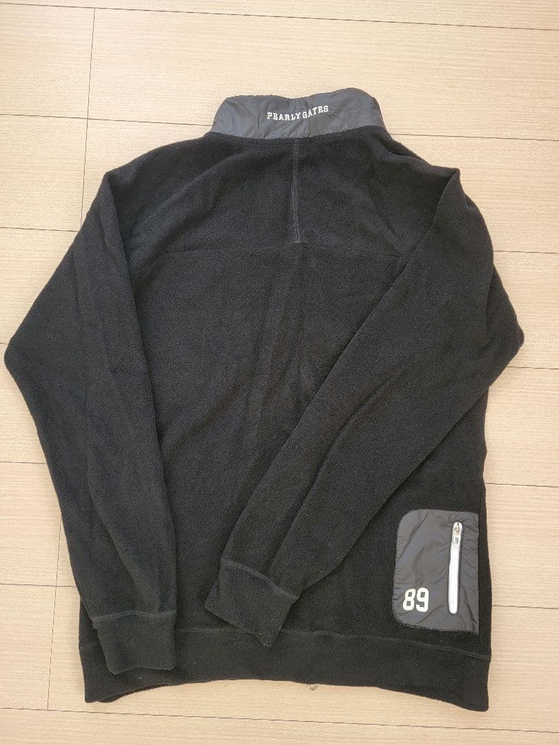 パーリーゲイツ　 メンズ　フリース　ジャケット サイズ6 ブラック
