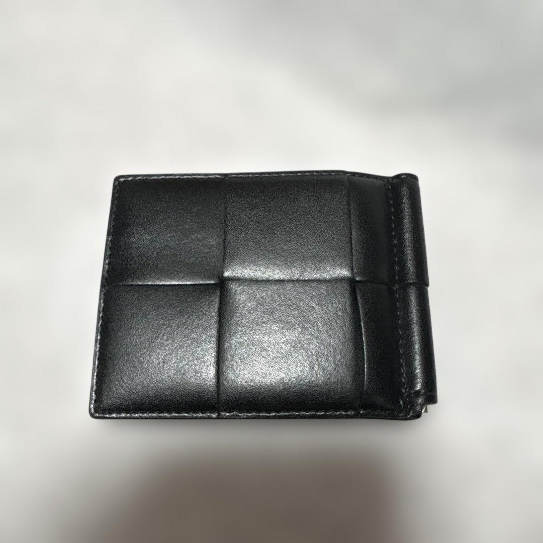 ボッテガ・ヴェネタ キルティングマネークリップ ブラック