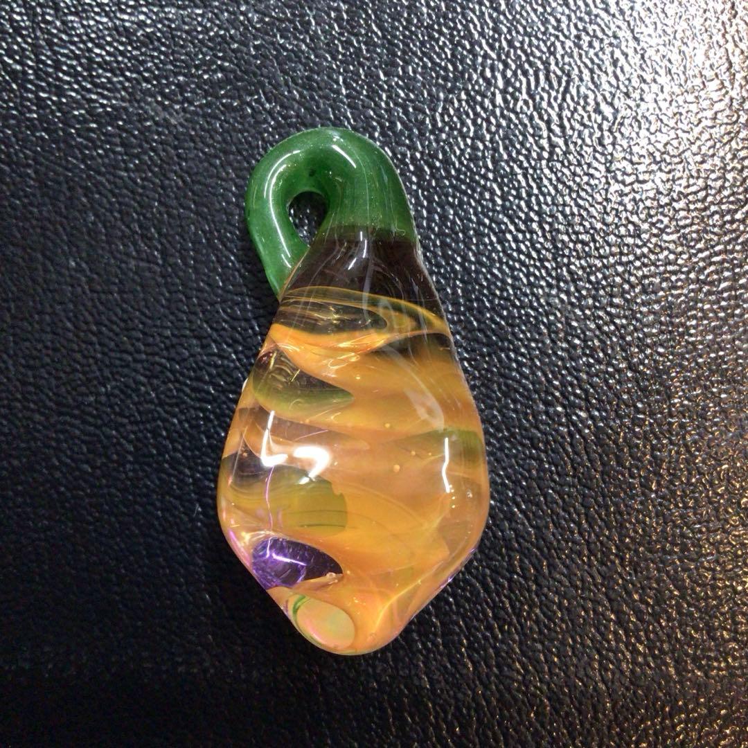 F　ペンダントトップ　SILICOSIS　シリコシス　ガラス玉 ネックレスパーツ