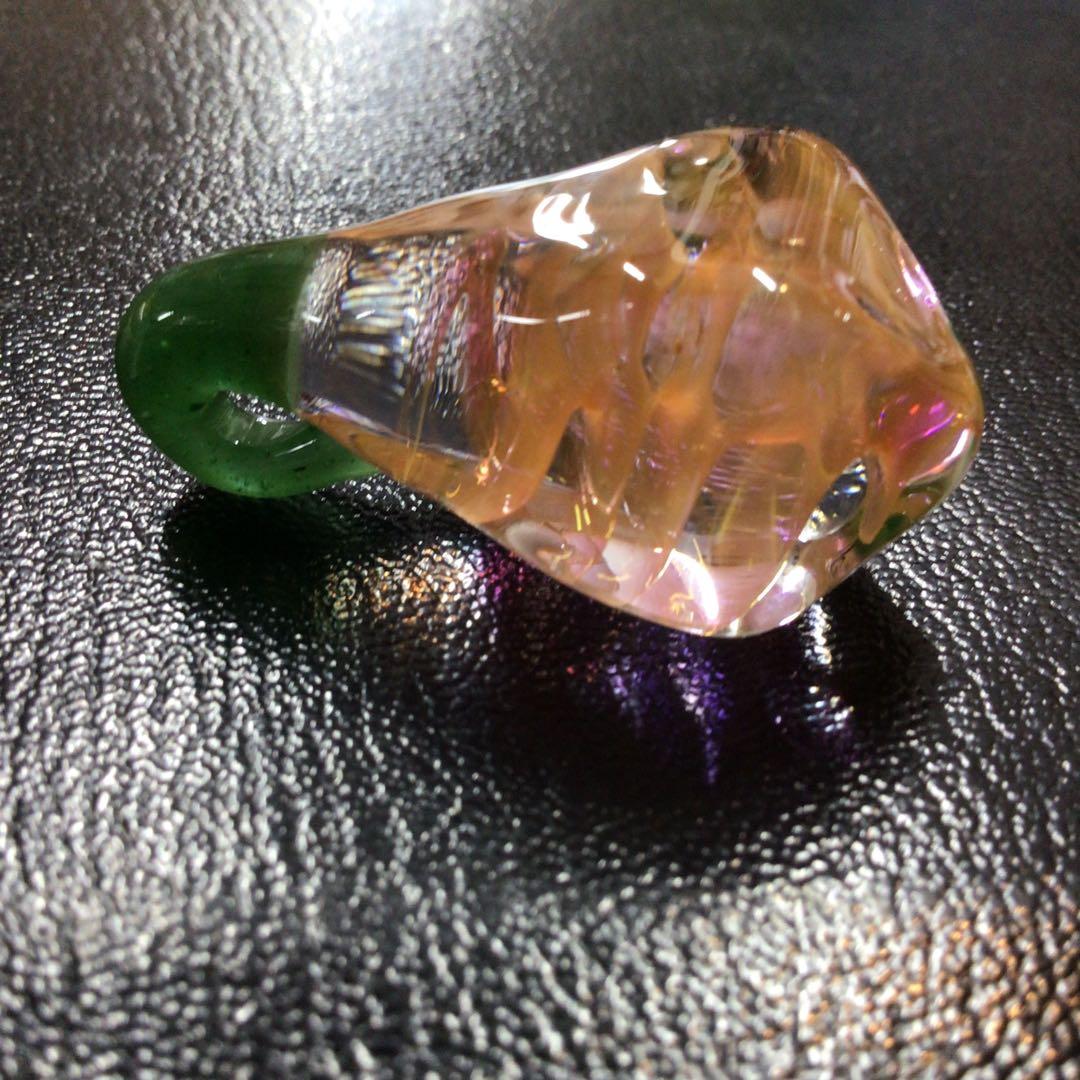 F　ペンダントトップ　SILICOSIS　シリコシス　ガラス玉 ネックレスパーツ