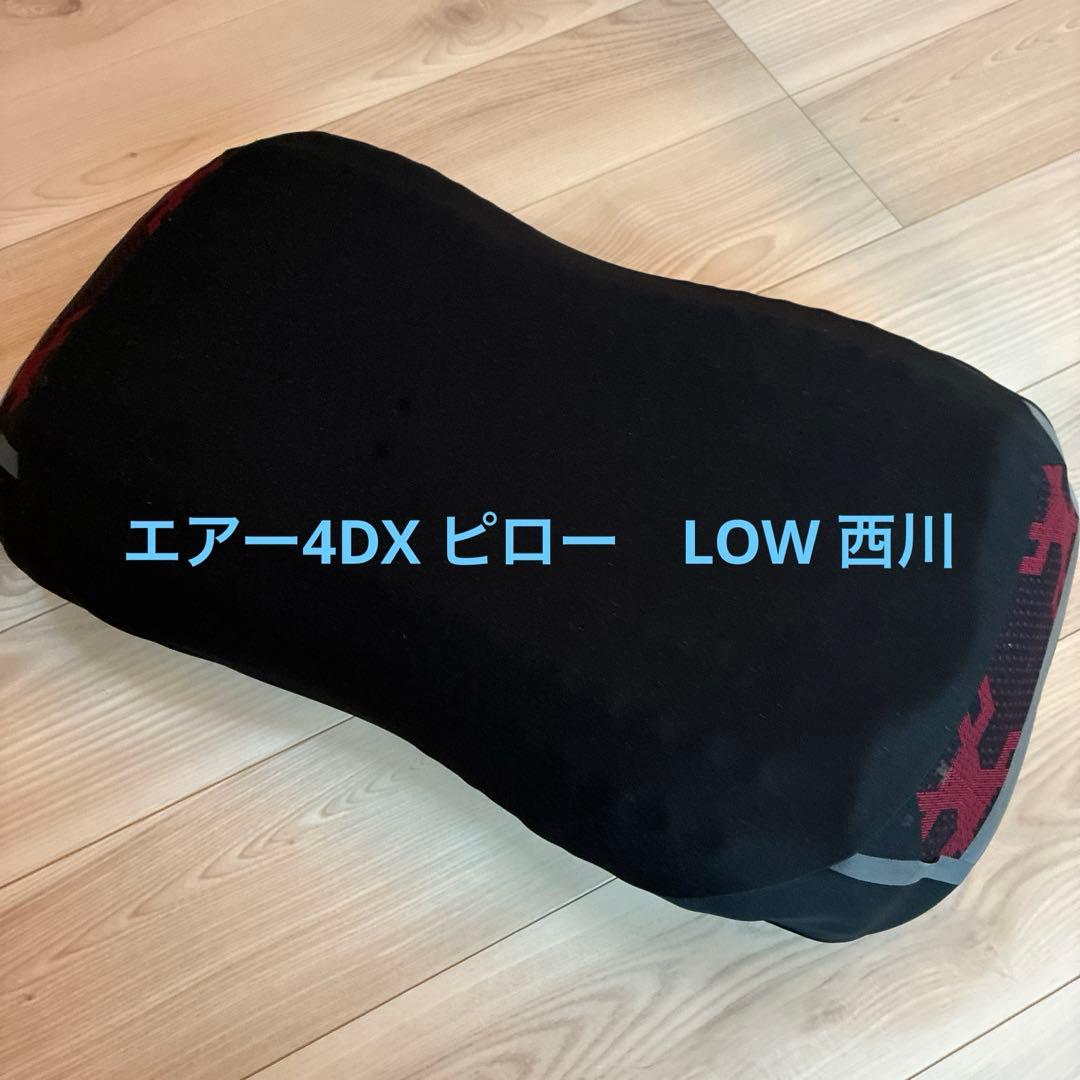 エアー4DX ピロー　LOW 西川　レッド　EH 9928 5061