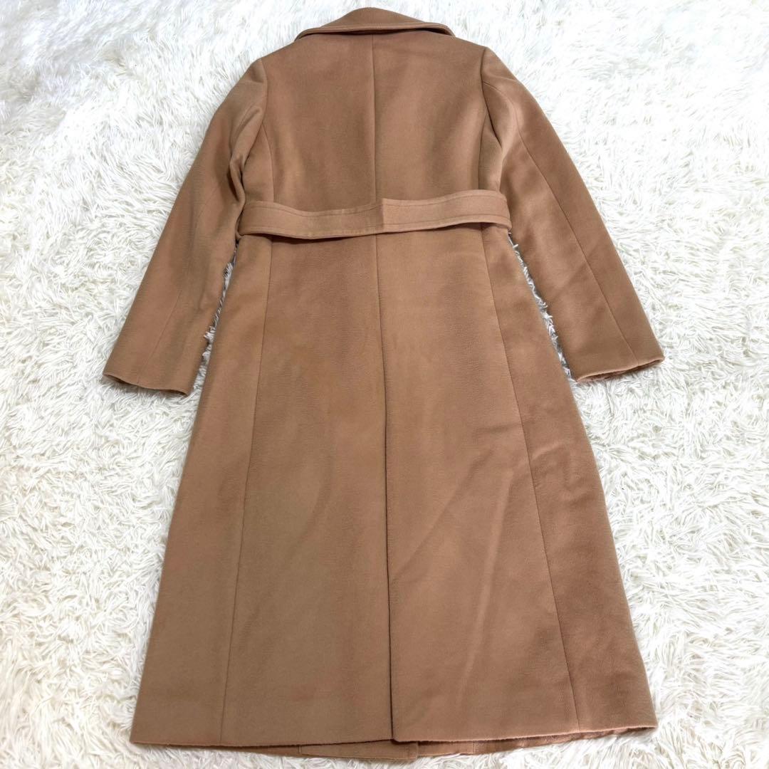 【美品】ユマエストネーション ベルテットコート　イタリア製生地 大きいサイズ