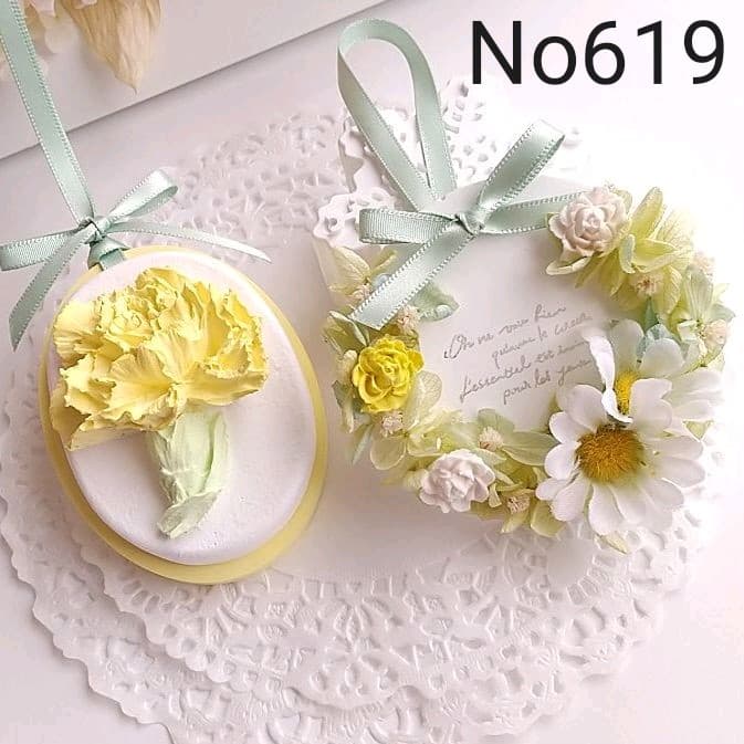 母の日プレゼント アロマストーンカーネーション&フラワーリースセット