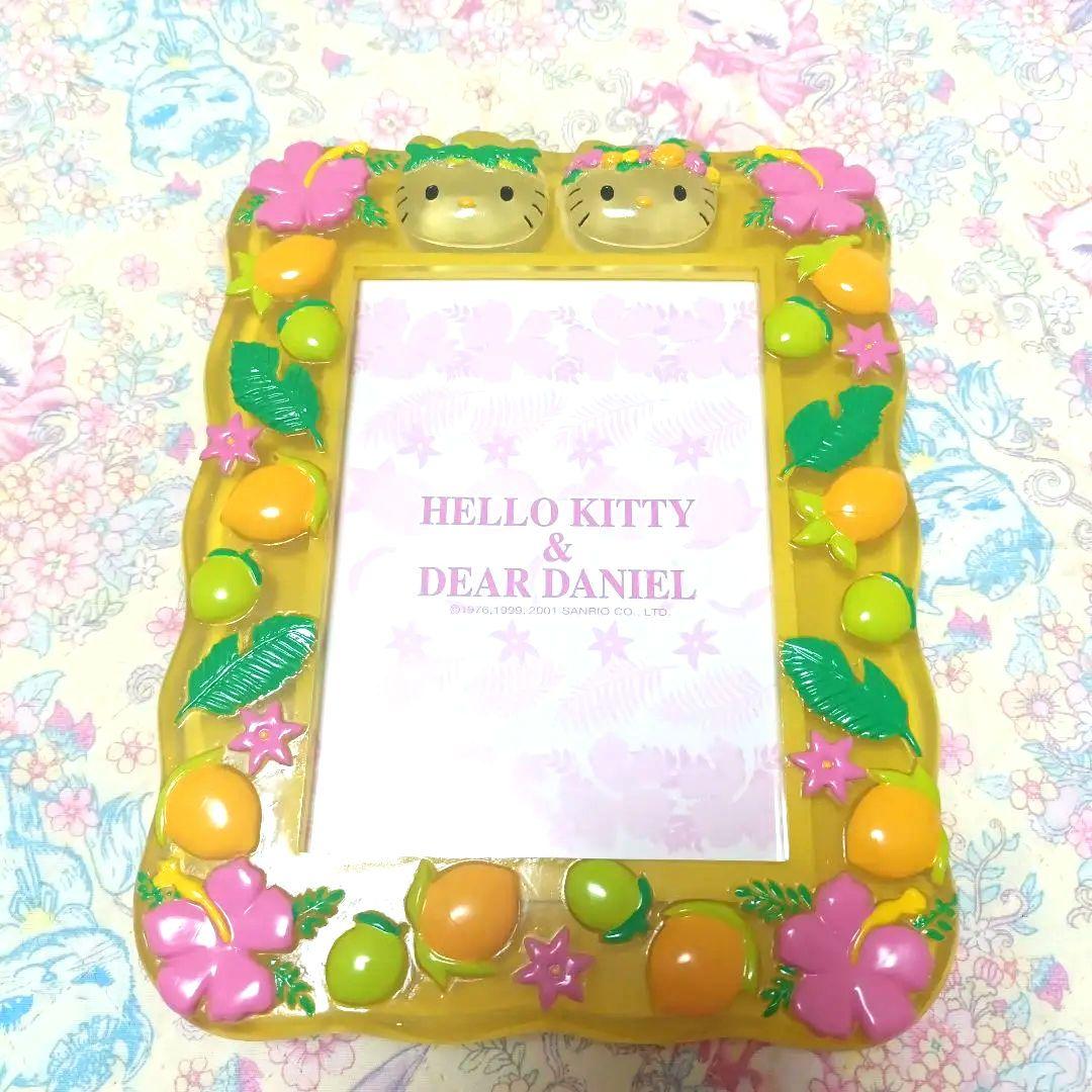 ハローキティダニエル ハイビスカス フォトフレーム 平成レトロ レア