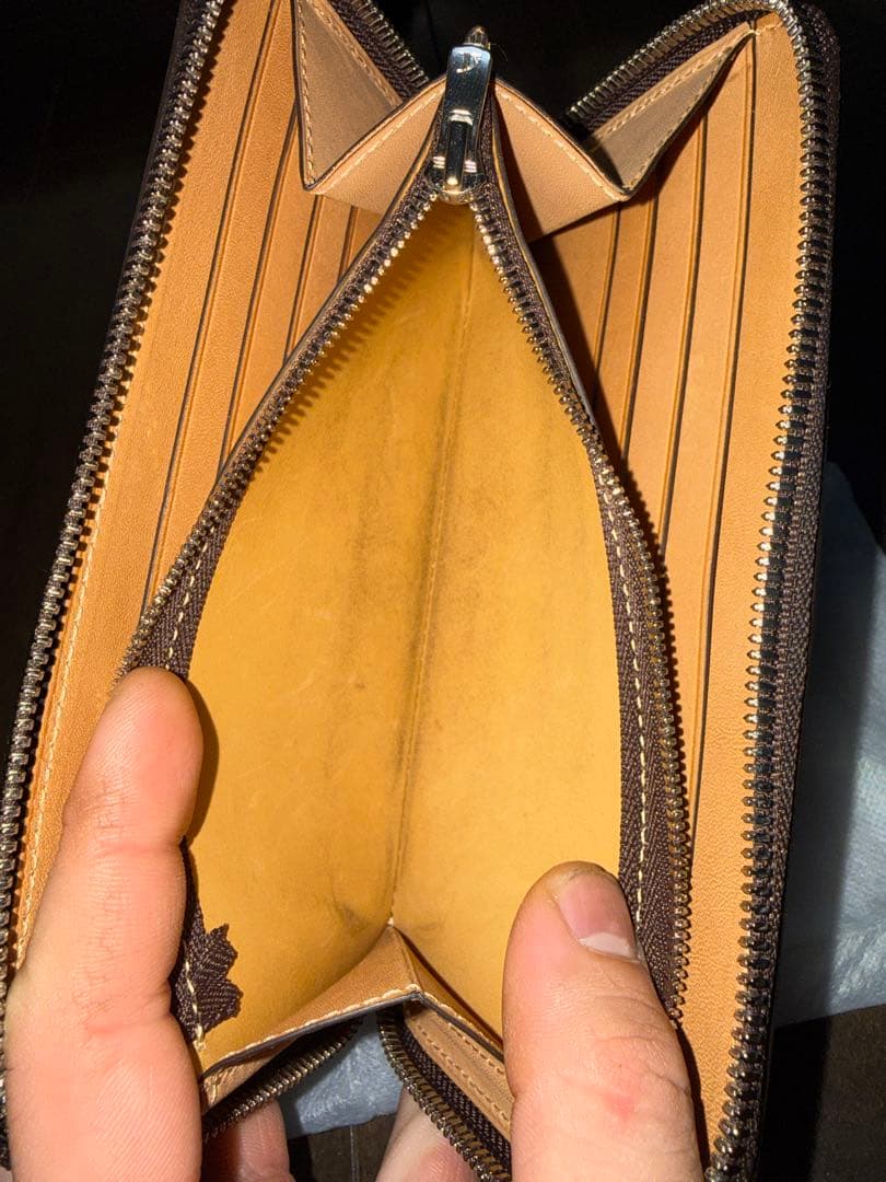 万双　ブライドル　ラウンド長財布