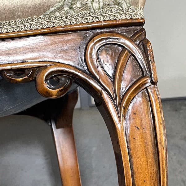 フランスアンティーク　ダイニングチェア　飾り椅子　ドレッサーチェア