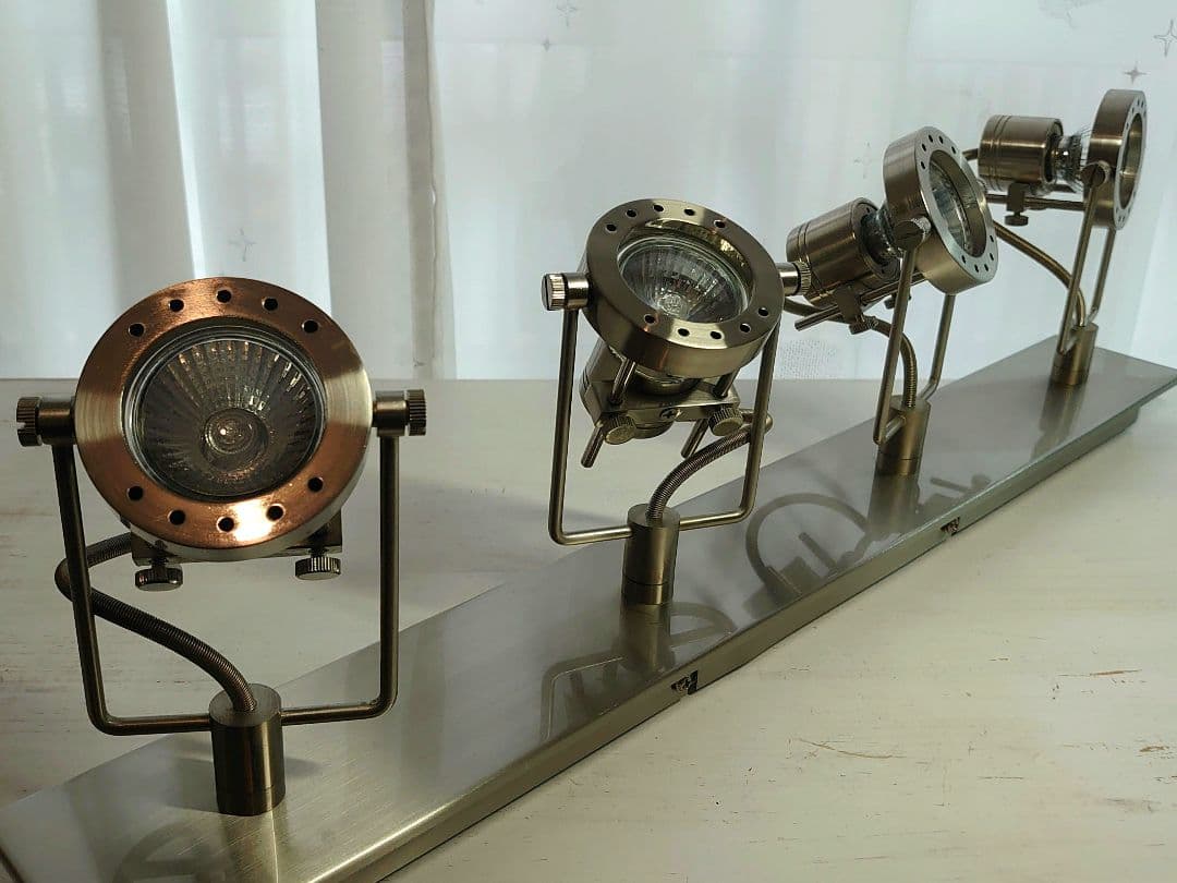 天井照明 ライト レトロ ビンテージ照明 GU10口金タイプ電球