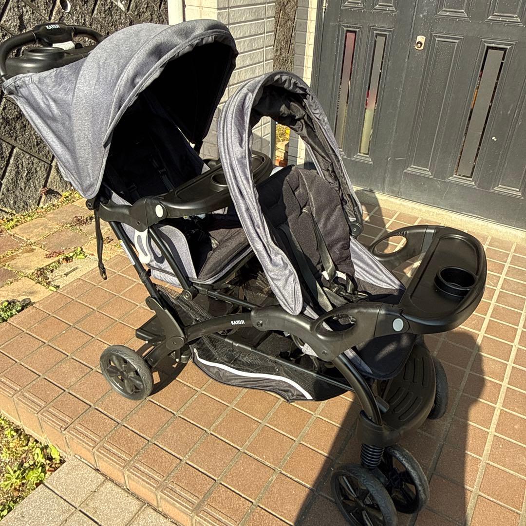 にゃまるさん専用 極美品 二人でゴーDX2人乗りベビーカー