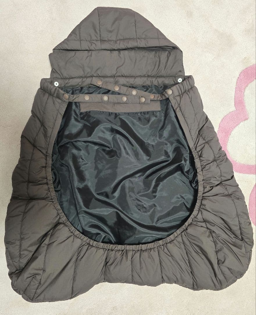 【あむ】ザノースフェイス　シェルブランケット　ベビーカー　防寒ケープ