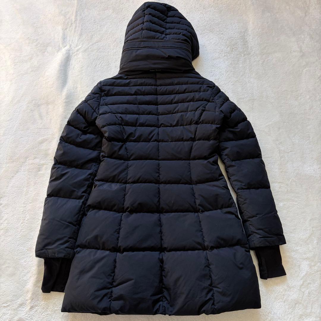 ヘルノ ラミナー ウインドストッパー ダウンコート ブラック ロング丈 冬物