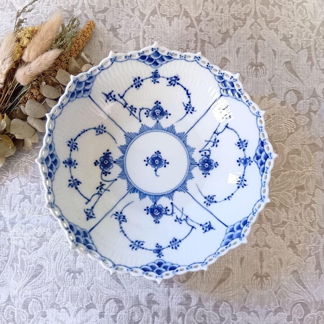 ロイヤルコペンハーゲン フルレース ボウル プレート 深皿 21cm 美品