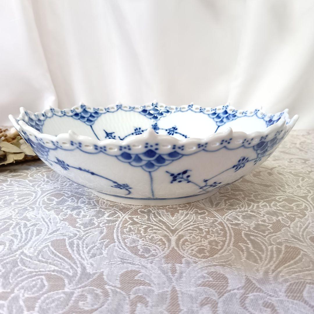 ロイヤルコペンハーゲン フルレース ボウル プレート 深皿 21cm 美品