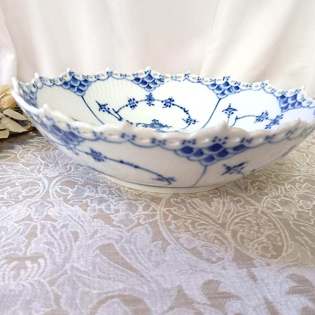 ロイヤルコペンハーゲン フルレース ボウル プレート 深皿 21cm 美品