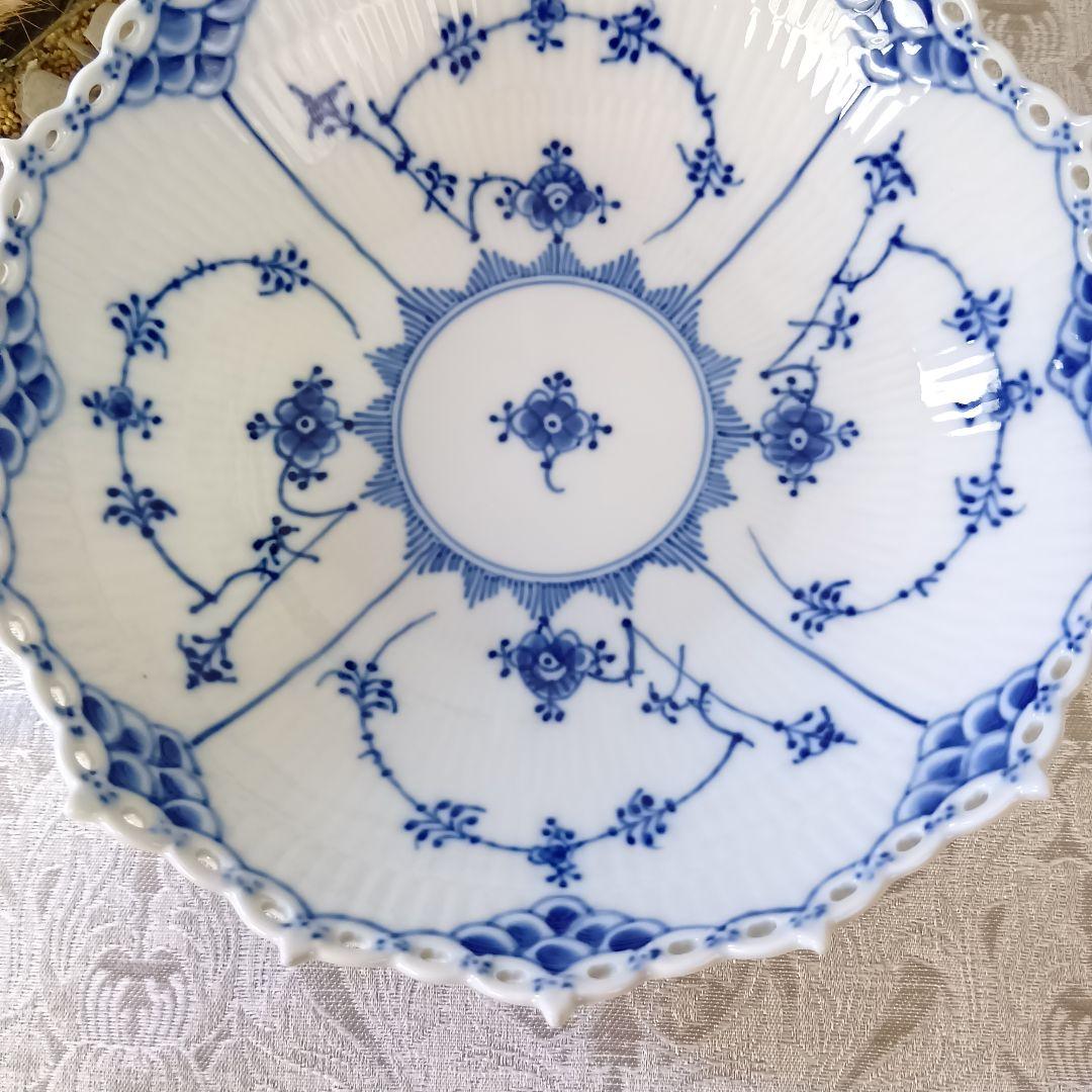 ロイヤルコペンハーゲン フルレース ボウル プレート 深皿 21cm 美品