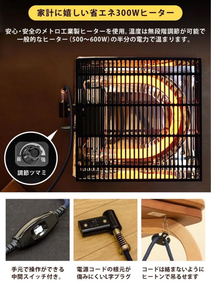 【送料無料】ダイニングコタツ 掛け布団セット 80×60cm