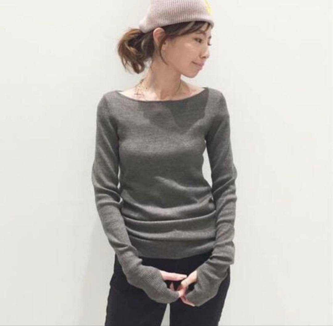 ★極美品★ アパルトモンドゥーズィエムクラス RibKnitグレージュ
