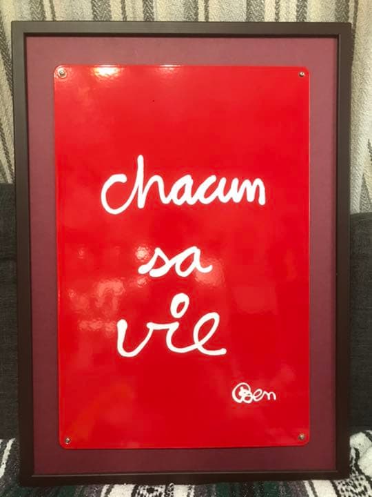 Ben Vautier ベン・ヴォーチェ　額絵　絵画