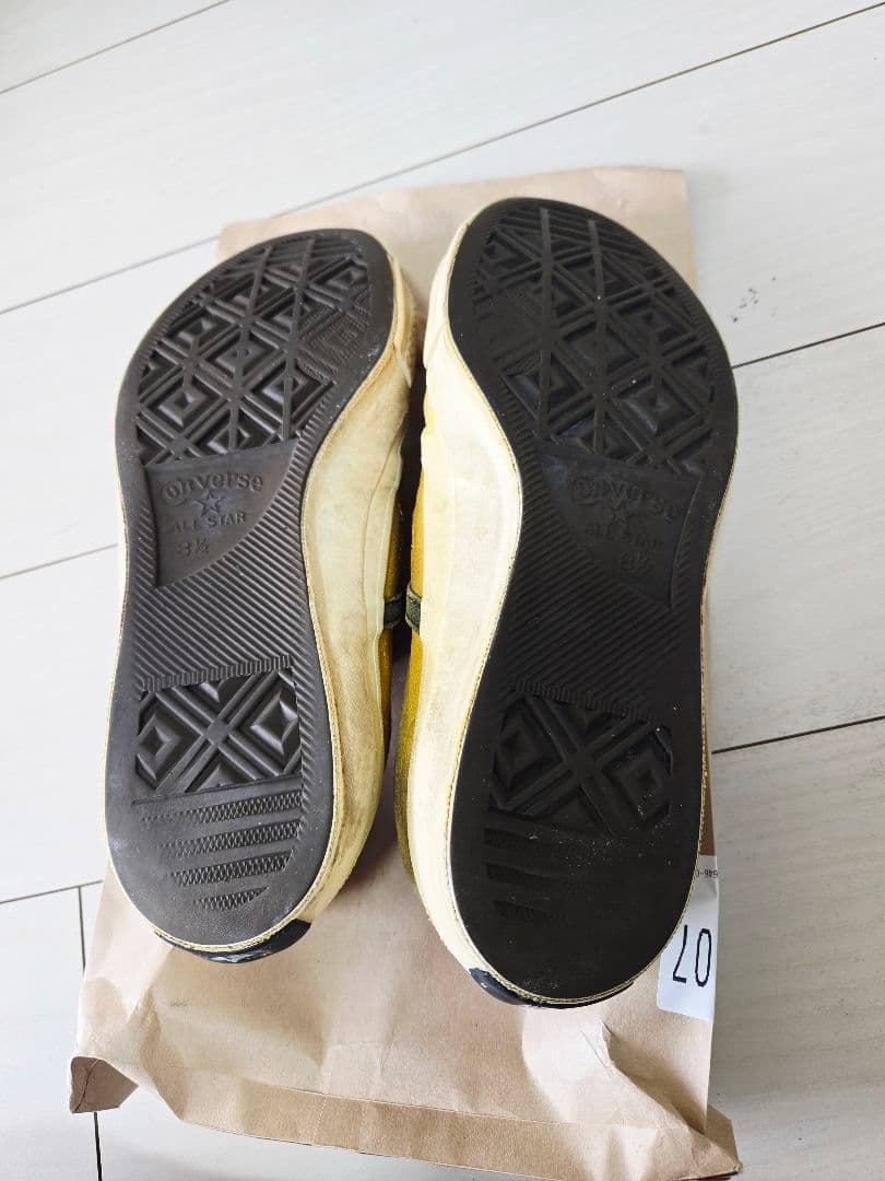 出品直後限定セール！コンバース　ジャックスター　マスタード　からし　27センチ