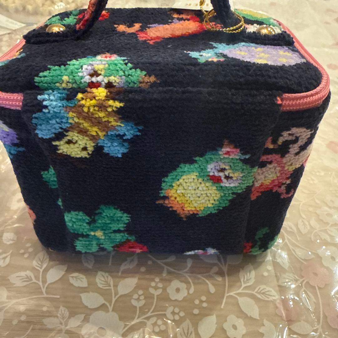 FEILER フェイラー　神崎恵コラボ バニティ　（ネイビー）