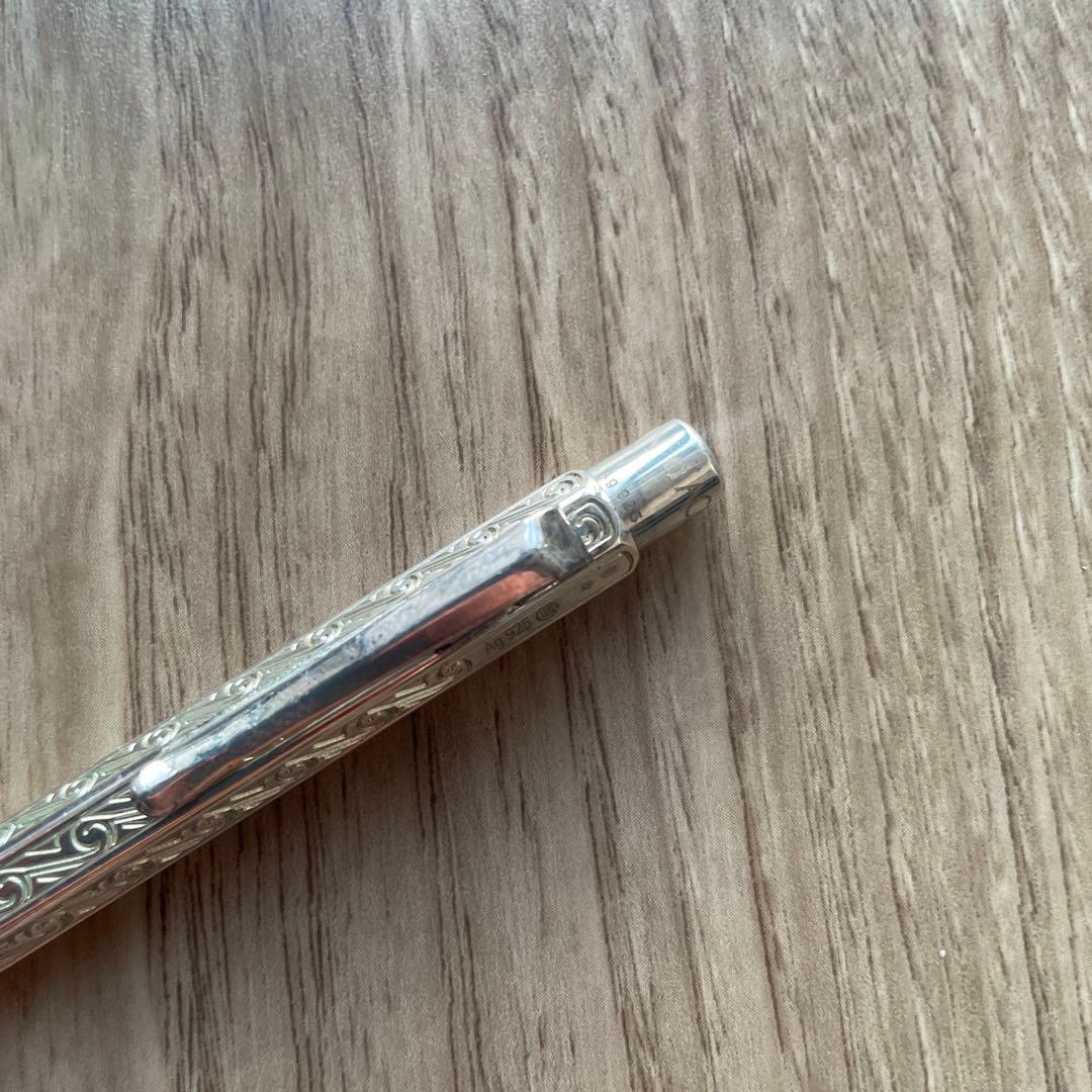 CARAN D'ACHE カランダッシュ ボールペン シルバー 動作OK