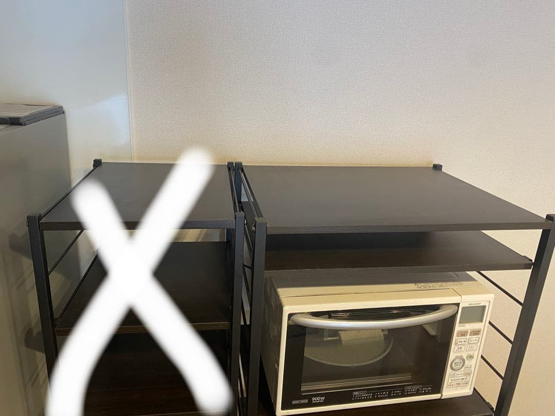 レンジ台　キッチン棚　ゴミ箱収納　レンジボード