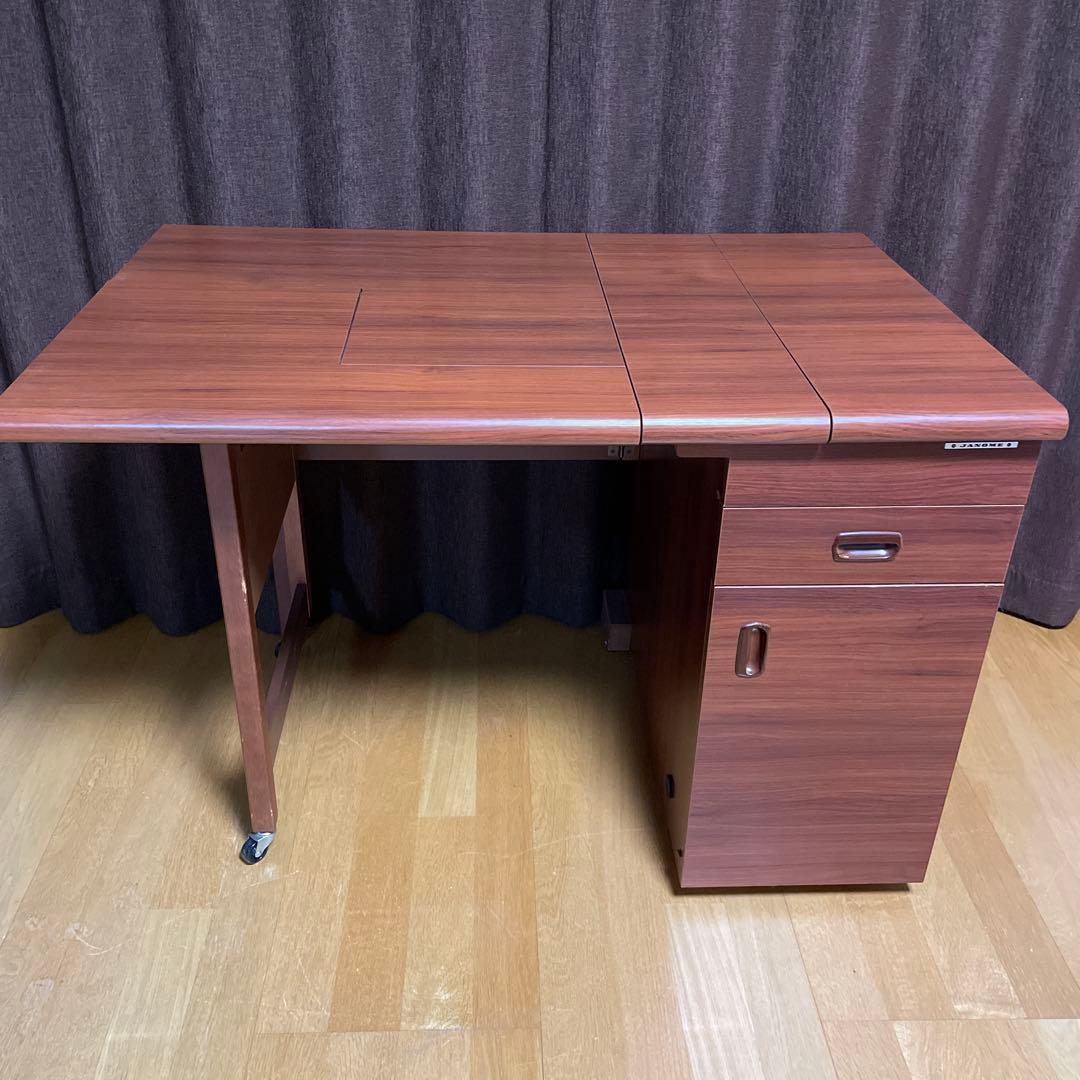 ジャノメ　ハンディキャスターデラックスCB　ミシン台　ミシン収納テーブル