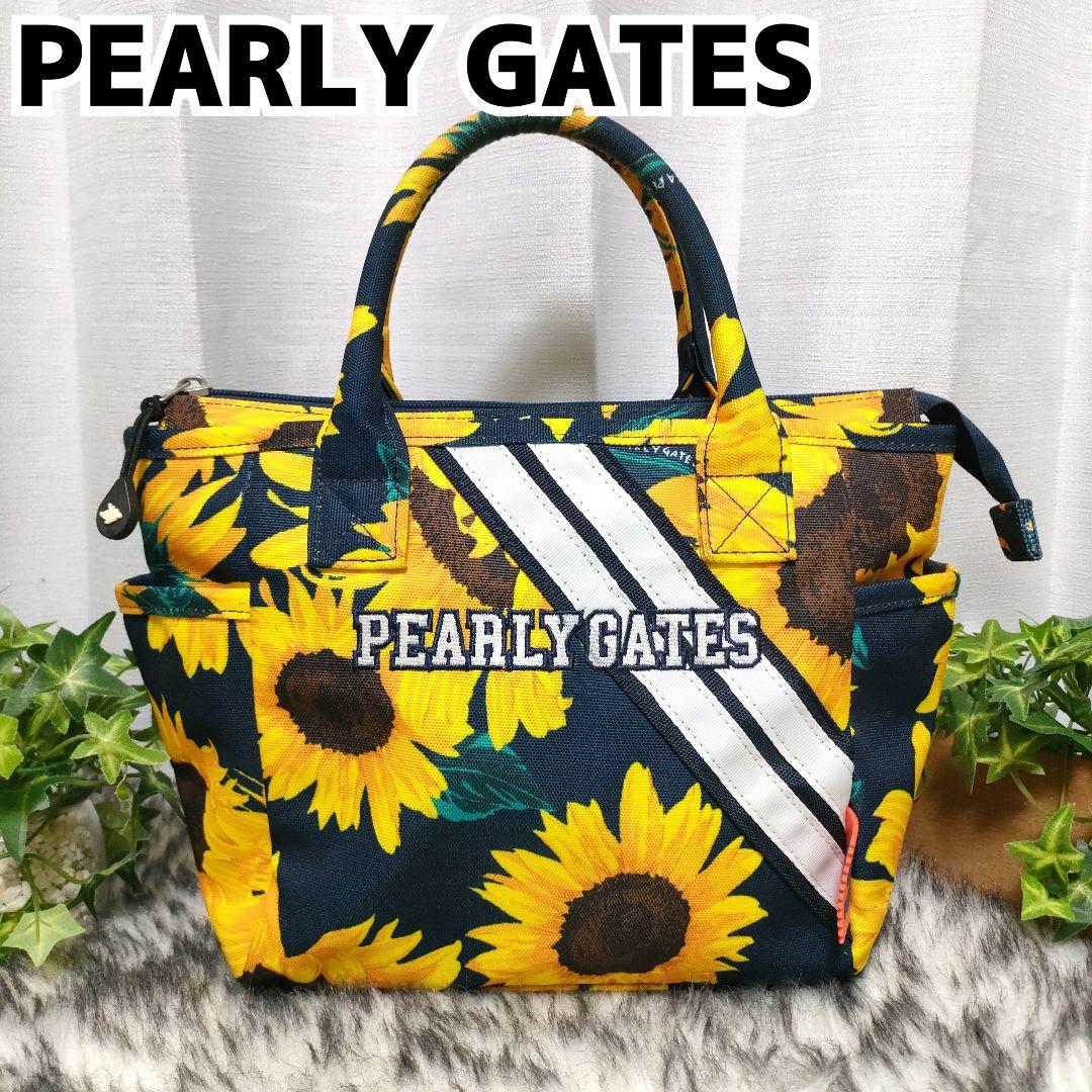 美品 パーリーゲイツ ハンドバッグ 花柄 PEARLY GATES バッグ 総柄