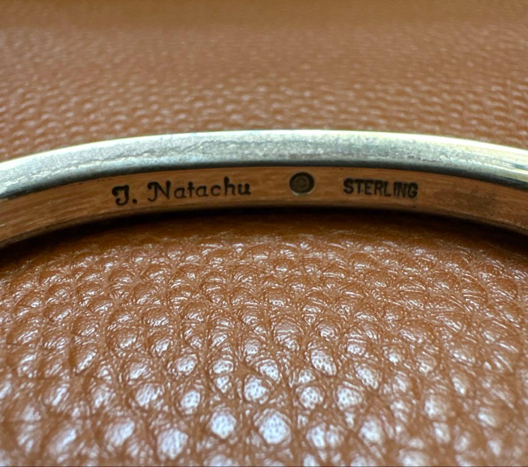 インディアンジュエリー　ズニ族 Ｊ.Ｎatachu 作　コーラル　バングル