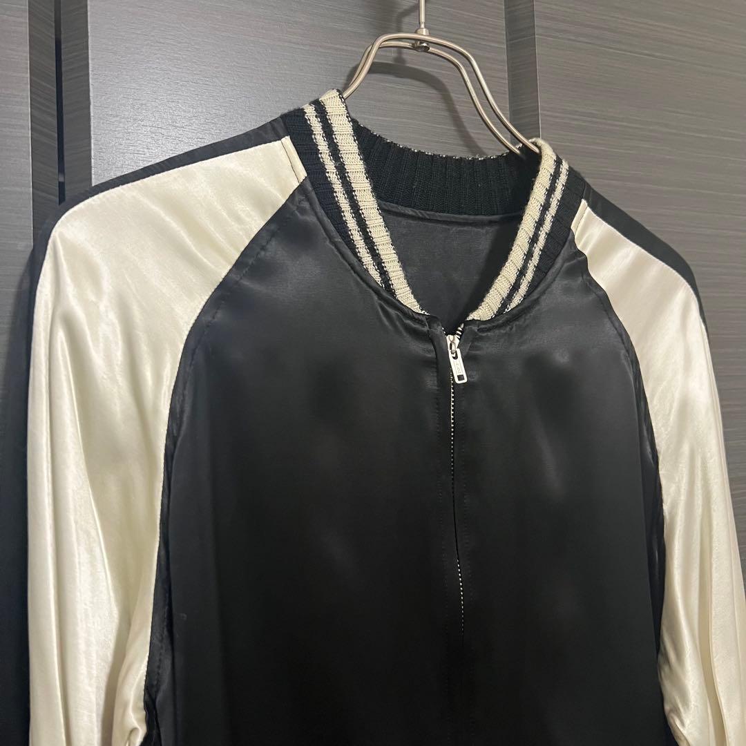 UNUSED アンユーズド スカジャン リバーシブル 黒 Lサイズ